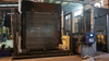 Máquina de prensagem a quente de madeira compensada hidráulica com carregamento e descarregamento semiautomático